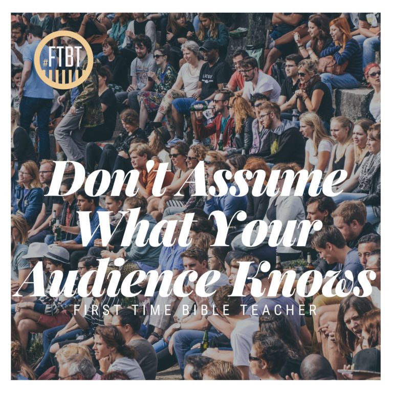 33. Don’t Assume What Your Audience Knows