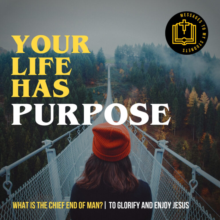 Your Life Has Purpose